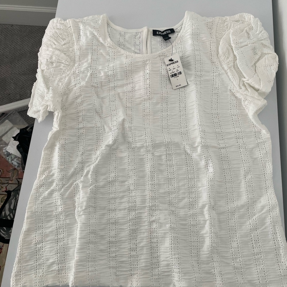 Express white shirt new with tags